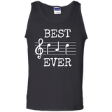 Best Dad Ever Music - Cute Funny Saying Fathers Day Gift Tank Top - TEEEVER - Black / S- T-Shirts -TeeEver.com