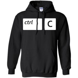 Copy And Paste - Ctrl-C for Dad Hoodie - TEEEVER - Black / S- Hoodies -TeeEver.com