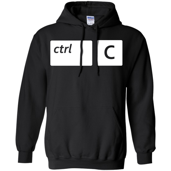 Copy And Paste - Ctrl-C for Dad Hoodie - TEEEVER - Black / S- Hoodies -TeeEver.com