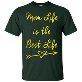 Mom Life is the best life - Great Mother's and Father's Day T-Shirt - Teeever.com - Forest Green / S- Short Sleeve -TeeEver.com