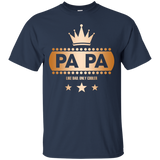 PAPA It's like Dad Only Cooler Fathers Day Copper T-Shirt - TEEEVER - Navy / S- Short Sleeve -TeeEver.com