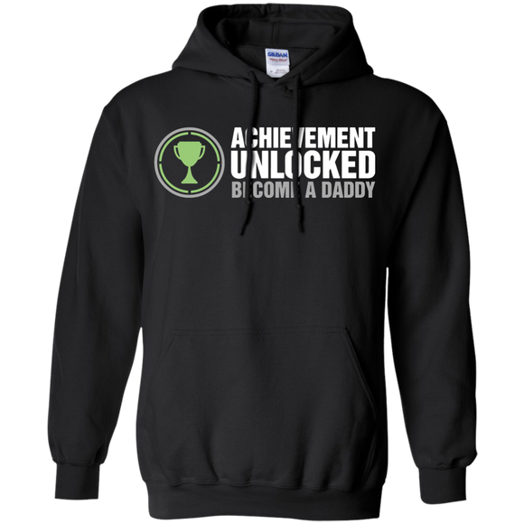 Achievement Unlocked, Become A Daddy - Hoodie - TEEEVER - Black / S- Hoodies -TeeEver.com