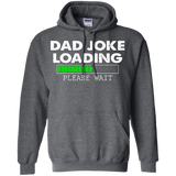 Dad Joke Loading Funny Joker Father Gift Hoodie - TEEEVER - Dark Heather / S- Sweatshirts -TeeEver.com