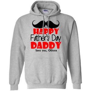 Happy-Father's-day Pullover Hoodie 8 oz - Sport Grey / S- Hoodies -TeeEver.com