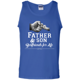 Men's Father Son Friends Fist Bump - Dad Father's Day Family Tank Top - TEEEVER - Royal / S- T-Shirts -TeeEver.com