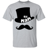 Father's Day - Big Man Little Man for Dad T-Shirt - TEEEVER - Sport Grey / S- Short Sleeve -TeeEver.com