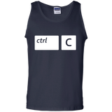 Copy And Paste - Ctrl-C for Dad Tank Top - TEEEVER - Navy / S- Sleeveless -TeeEver.com