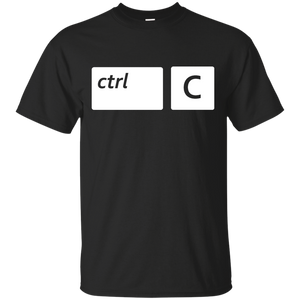 Copy And Paste - Ctrl-C for Dad T-Shirt - TEEEVER - Black / S- Short Sleeve -TeeEver.com