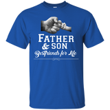 Men's Father Son Friends Fist Bump - Dad Father's Day Family T-Shirt - TEEEVER - Royal / S- T-Shirts -TeeEver.com