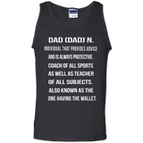 Mens Dad - Happy Father's Day Father's Day Gift Tank Top - TEEEVER - Black / S- Sleeveless -TeeEver.com