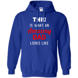 This is what an Amazing dad looks like Hoodie - TEEEVER - Royal / S- Hoodies -TeeEver.com