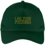 Men's I Am Your Father - Father's Day Gift For Star Dad - Five Panel Twill Cap - Hunter / One Size- Hats -TeeEver.com