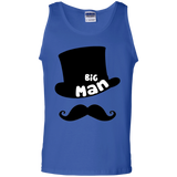 Father's Day - Big Man Little Man for Dad Tank Top - TEEEVER - Royal / S- Sleeveless -TeeEver.com