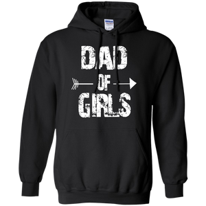 Dad Of Girls Hoodie - TEEEVER - Black / S- Sweatshirts -TeeEver.com