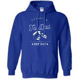 Promoted to Dad - New Father To Be Expecting Pop Retro - Hoodie - TEEEVER - Royal / S- Hoodies -TeeEver.com