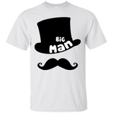 Father's Day - Big Man Little Man for Dad T-Shirt - TEEEVER - White / S- Short Sleeve -TeeEver.com