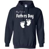 Papa First Fathers Day Dad Hoodie - TEEEVER - Navy / S- Hoodies -TeeEver.com