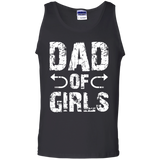 Dad of Girls - Funny Father's Day Gift From Daughter Tank Top - TEEEVER - Black / S- T-Shirts -TeeEver.com