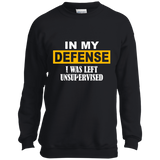 In My Defense I Was Left Unsupervised YOUTH Tshirt/LS/Sweatshirt/Hoodie.