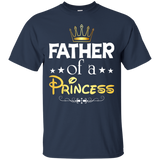 Daughter of A King Father of A Princess Matching T-Shirt - TEEEVER - Navy / S- T-Shirts -TeeEver.com