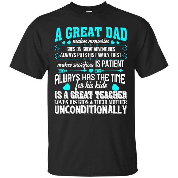 Meaning - For Father's Day T-Shirt - TEEEVER - Black / S- Short Sleeve -TeeEver.com