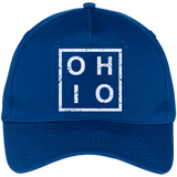 Stylish Ohio - Five Panel Twill Cap - Royal / One Size- Hats -TeeEver.com