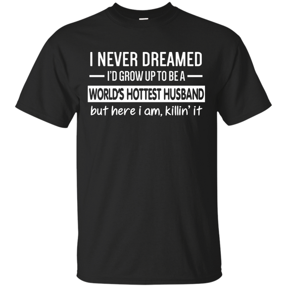 World's Hottest Husband Father's Day T-Shirt - TEEEVER - Black / S- T-Shirts -TeeEver.com