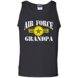 Veteran Air Force Grandpa Tank Top - TEEEVER - Black / S- T-Shirts -TeeEver.com