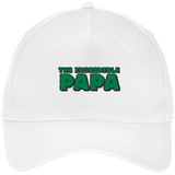 Men's The Incredible PAPA - Superhero Father's Day Gift - Five Panel Twill Cap - White / One Size- Hats -TeeEver.com