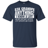 Mens Ask Grandpa Anything - Funny Gift for Father's Day Men T shirt