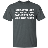 Fathers Day Gift from Wife Daughter Son T-Shirt - TEEEVER - Dark Heather / S- Short Sleeve -TeeEver.com