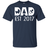 Happy First Time Dad 2017 - Best Gift Father's Day T-Shirt - TEEEVER - Navy / S- Short Sleeve -TeeEver.com