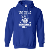 Father's Day Not Regular Dad Graphic Hoodie - TEEEVER - Royal / S- Hoodies -TeeEver.com