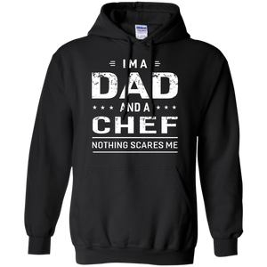 I'm A Dad And Chef - For Men Father Funny Gift Hoodie - TEEEVER - Black / S- Hoodies -TeeEver.com