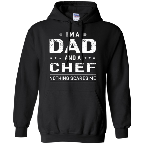 I'm A Dad And Chef - For Men Father Funny Gift Hoodie - TEEEVER - Black / S- Hoodies -TeeEver.com