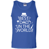 Best Dad In The World Fathers Day Tee BBQ Tools Hat Tank Top - TEEEVER - Royal / S- Sleeveless -TeeEver.com