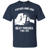 Dad - Father And Son Best Friends For Life T-Shirt - TEEEVER - Navy / S- Short Sleeve -TeeEver.com