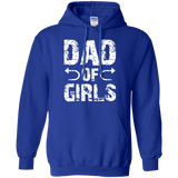 Dad of Girls - Funny Father's Day Gift From Daughter Hoodie - TEEEVER - Royal / S- Sweatshirts -TeeEver.com