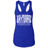 Mens Ask Grandpa Anything - Funny Gift for Father's Day Men/Women Tank top