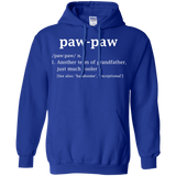 Paw-paw Definition Funny Gift For GrandFather Hoodie - TEEEVER - Royal / S- Sweatshirts -TeeEver.com