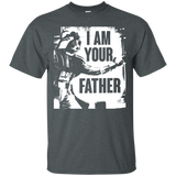 Star Wars Darth Vader Dad Spray Paint Graphic T-Shirt - TEEEVER - Dark Heather / S- T-Shirts -TeeEver.com