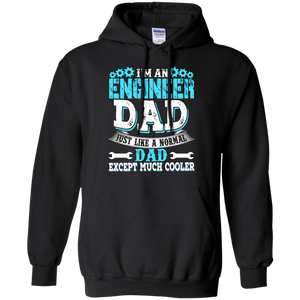 Funny - For Cool Engineer Dad Hoodie - TEEEVER - Black / S- Hoodies -TeeEver.com