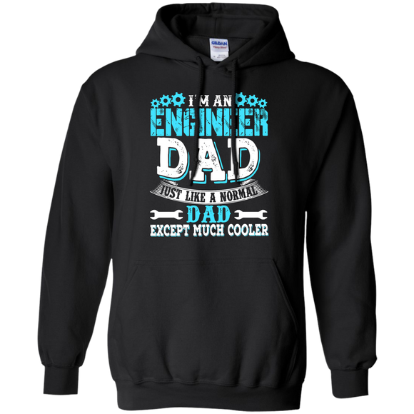 Funny - For Cool Engineer Dad Hoodie - TEEEVER - Black / S- Hoodies -TeeEver.com