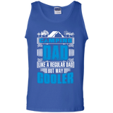 Cooler Camping Dad. Funny - Daddy Tank Top - TEEEVER - Royal / S- Sleeveless -TeeEver.com