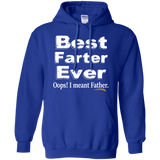 Best Farter, I Mean Father - Father's Day - Funny Hoodie - TEEEVER - Royal / S- Hoodies -TeeEver.com