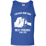 Dad - Father And Son Best Friends For Life Tank Top - TEEEVER - Royal / S- Sleeveless -TeeEver.com