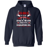 Gun Dont Kill People Dads With Pretty Daughters do Hoodie - TEEEVER - Navy / S- Sweatshirts -TeeEver.com