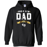 Proud New Dad Its A Boy Cute Father's Day - Gift Baby Hoodie - TEEEVER - Black / S- Hoodies -TeeEver.com