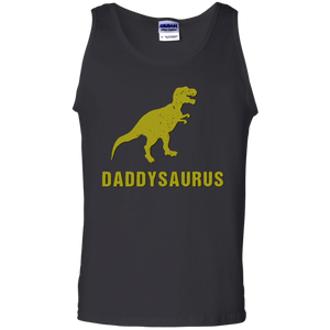 Daddysaurus Shirt Funny Fathers Day Gift from Kids Toddler Tank Top - TEEEVER - Black / S- T-Shirts -TeeEver.com