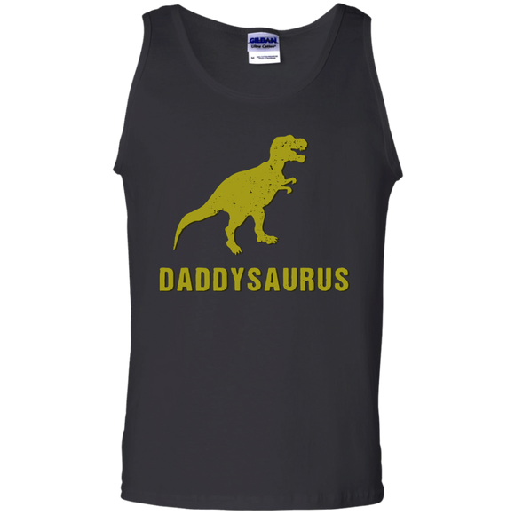 Daddysaurus Shirt Funny Fathers Day Gift from Kids Toddler Tank Top - TEEEVER - Black / S- T-Shirts -TeeEver.com